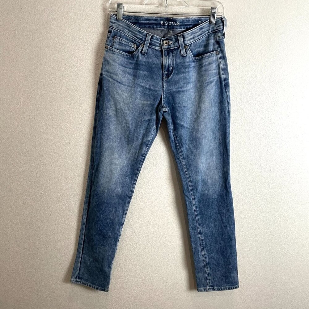 Big Star Billie Boyfriend Jeans Size‎ 25 Light Blue Denim Womens Relaxed Fit